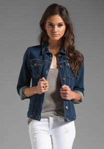 Women Blue Denim Jacket